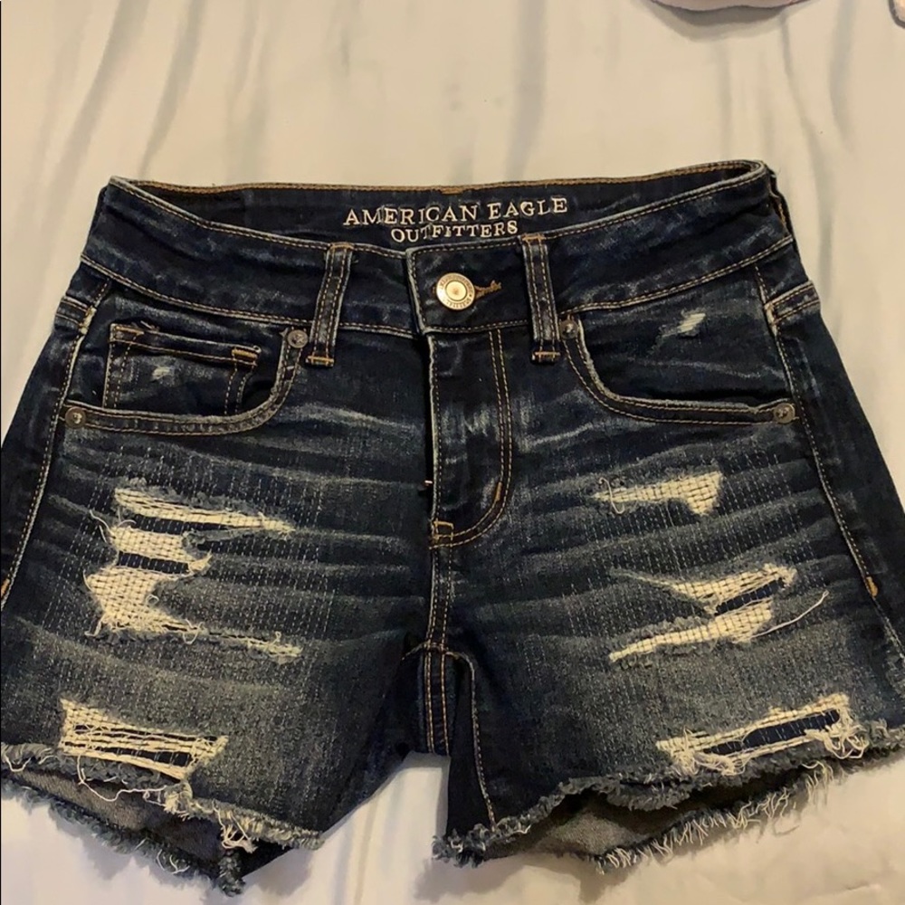 American eagle denim shorts
